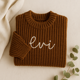 GEMÜTLICHER Grobstrickpullover | Toffee