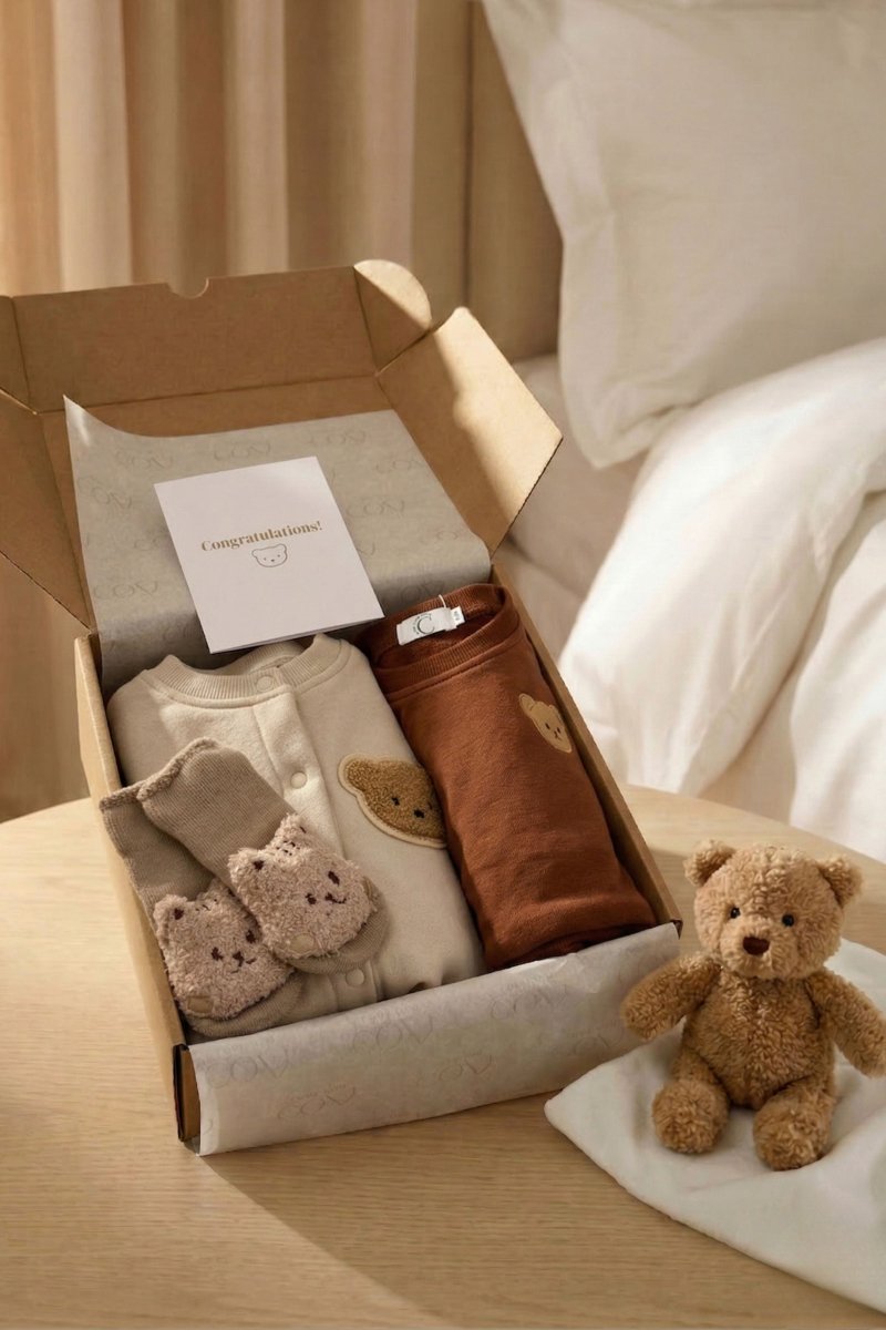Ultimate Bear Tracksuit + Playsuit + Socks Personalised Gift Box