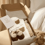 The Cozy Boucle Baby Bear Personalised Gift Box