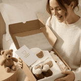The Cozy Boucle Baby Bear Personalised Gift Box