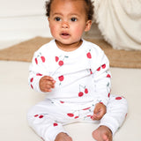 Cherry Bamboo & Organic Cotton Two-Piece Set Long Sleeve Pyjamas