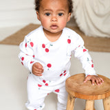 Cherry Bamboo & Organic Cotton Two-Piece Set Long Sleeve Pyjamas