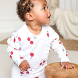 Cherry Bamboo & Organic Cotton Two-Piece Set Long Sleeve Pyjamas