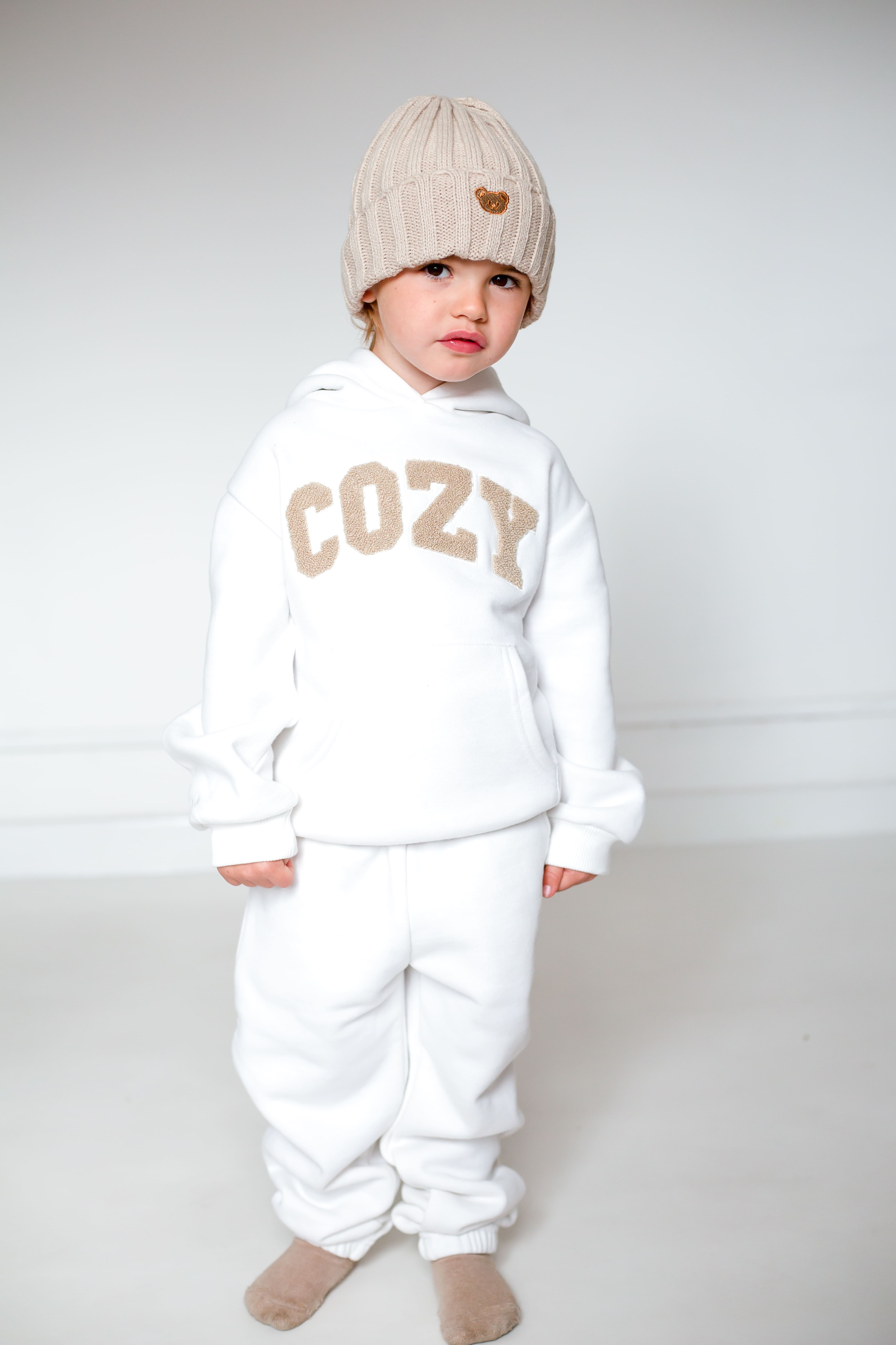 COZY Mini Tracksuit Off-White Cozy Crew Club OL Tracksuits mora-uk.myshopify.com cozy-mini-tracksuit-off-white   10off, 20off, allproducts, baby, bear, bear collection, bear print, beautifulbambino, BFCM-40, BFCM20, boy, CHRISTMAS20, clothing, easter50, girl, happy bear, new in, nonpersonalised, ownlabel, PADDY33, tracksuit, turkey, ultracozy, unisex, whatnot, WINTER40, zero