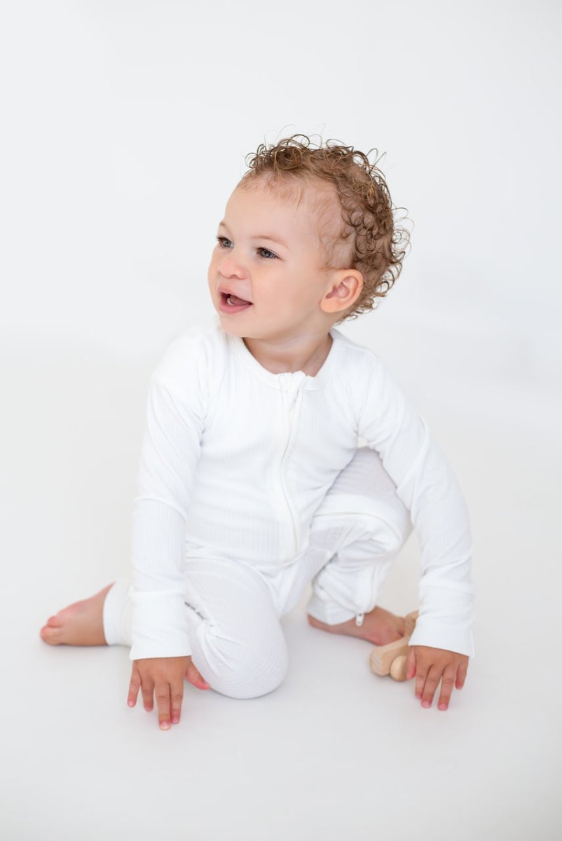 Ecru Ribbed Bamboo Zip Sleepsuit One Piece Cozy Crew Club OL Sleepsuits mora-uk.myshopify.com ribbed-bamboo-zip-sleepsuit-one-piece   10off, allproducts, baby, baby collection, bambi, bamboo, bear, bear collection, bear print, china, clothing, footie, new in, nightwear, organic, ribbed, sleepsuit, summersale24, two way zipper, white, zip