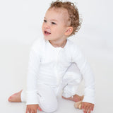 Ecru Ribbed Bamboo Zip Sleepsuit One Piece Cozy Crew Club OL Sleepsuits mora-uk.myshopify.com ribbed-bamboo-zip-sleepsuit-one-piece   10off, allproducts, baby, baby collection, bambi, bamboo, bear, bear collection, bear print, china, clothing, footie, new in, nightwear, organic, ribbed, sleepsuit, summersale24, two way zipper, white, zip