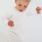 Ecru Ribbed Bamboo Zip Sleepsuit One Piece Cozy Crew Club OL Sleepsuits mora-uk.myshopify.com ribbed-bamboo-zip-sleepsuit-one-piece   10off, allproducts, baby, baby collection, bambi, bamboo, bear, bear collection, bear print, china, clothing, footie, new in, nightwear, organic, ribbed, sleepsuit, summersale24, two way zipper, white, zip