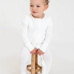 Ecru Ribbed Bamboo Zip Sleepsuit One Piece Cozy Crew Club OL Sleepsuits mora-uk.myshopify.com ribbed-bamboo-zip-sleepsuit-one-piece   10off, allproducts, baby, baby collection, bambi, bamboo, bear, bear collection, bear print, china, clothing, footie, new in, nightwear, organic, ribbed, sleepsuit, summersale24, two way zipper, white, zip