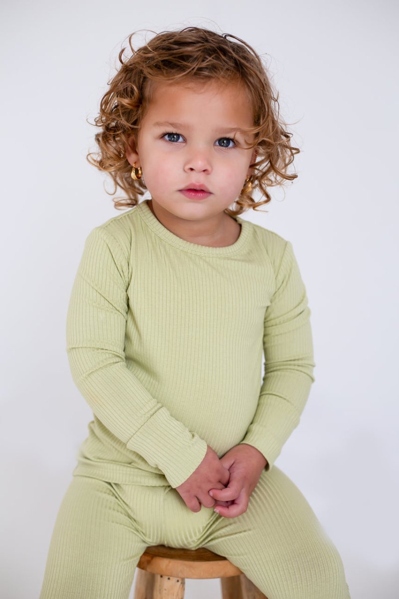 Green Ribbed Bamboo Two-Piece Set Long Sleeve Pyjamas Cozy Crew Club OL Pyjamas mora-uk.myshopify.com green-ribbed-bamboo-two-piece-set-long-sleeve-pyjamas   33off, 60off, allproducts, baby, baby collection, baby pajamas, bamboo, bear, bear collection, bear pyjamas, BFCM-60, BFCM20, china, CHRISTMAS20, clothing, easter50, green, new in, nightwear, organic, pajamas, pjs, pyjamas, ribbed, SSSALE2550, sssalepart50, summersale24, ultracozy, zero