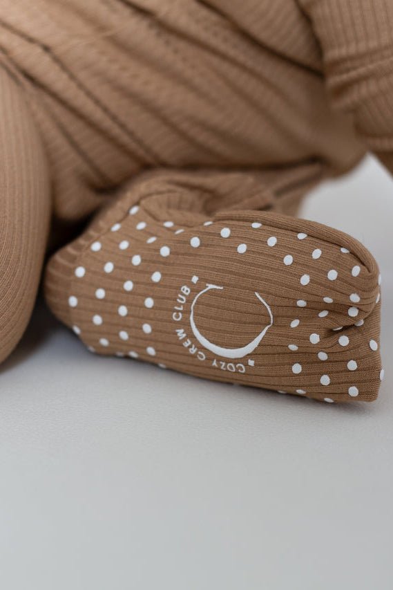 Brown Ribbed Bamboo Zip Sleepsuit One Piece Cozy Crew Club OL Sleepsuits mora-uk.myshopify.com brown-ribbed-bamboo-zip-sleepsuit-one-piece   10off, allproducts, baby, baby collection, bambi, bamboo, bear, bear collection, bear print, brown, camel, china, clothing, easter50, footie, new in, nightwear, organic, ribbed, sleepsuit, summersale24, two way zipper, zero, zip