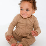 Brown Ribbed Bamboo Zip Sleepsuit One Piece Cozy Crew Club OL Sleepsuits mora-uk.myshopify.com brown-ribbed-bamboo-zip-sleepsuit-one-piece   10off, allproducts, baby, baby collection, bambi, bamboo, bear, bear collection, bear print, brown, camel, china, clothing, easter50, footie, new in, nightwear, organic, ribbed, sleepsuit, summersale24, two way zipper, zero, zip