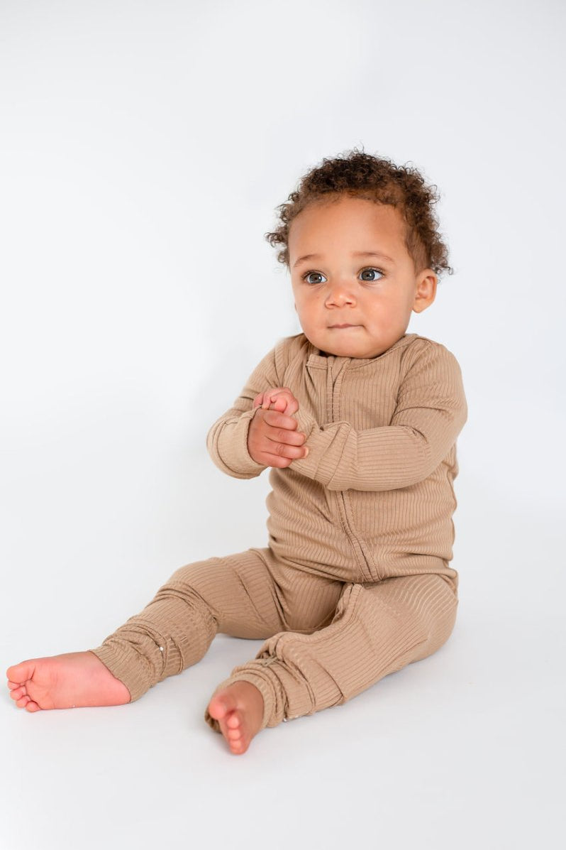 Brown Ribbed Bamboo Zip Sleepsuit One Piece Cozy Crew Club OL Sleepsuits mora-uk.myshopify.com brown-ribbed-bamboo-zip-sleepsuit-one-piece   10off, allproducts, baby, baby collection, bambi, bamboo, bear, bear collection, bear print, brown, camel, china, clothing, easter50, footie, new in, nightwear, organic, ribbed, sleepsuit, summersale24, two way zipper, zero, zip