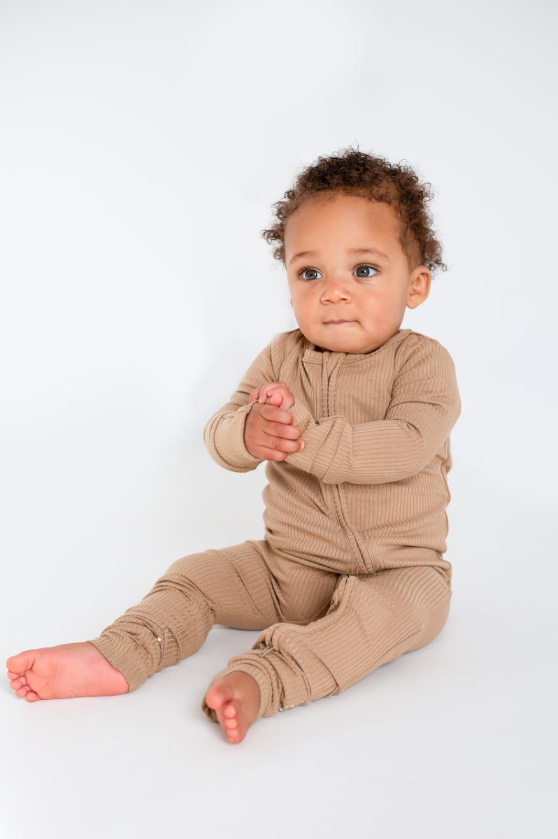 Brown Ribbed Bamboo Zip Sleepsuit One Piece Cozy Crew Club OL Sleepsuits mora-uk.myshopify.com brown-ribbed-bamboo-zip-sleepsuit-one-piece   10off, allproducts, baby, baby collection, bambi, bamboo, bear, bear collection, bear print, brown, camel, china, clothing, easter50, footie, new in, nightwear, organic, ribbed, sleepsuit, summersale24, two way zipper, zero, zip