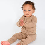Brown Ribbed Bamboo Zip Sleepsuit One Piece Cozy Crew Club OL Sleepsuits mora-uk.myshopify.com brown-ribbed-bamboo-zip-sleepsuit-one-piece   10off, allproducts, baby, baby collection, bambi, bamboo, bear, bear collection, bear print, brown, camel, china, clothing, easter50, footie, new in, nightwear, organic, ribbed, sleepsuit, summersale24, two way zipper, zero, zip