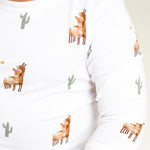 Llama Bamboo Two-Piece Set Long Sleeve Pyjamas - Cozy Crew Club