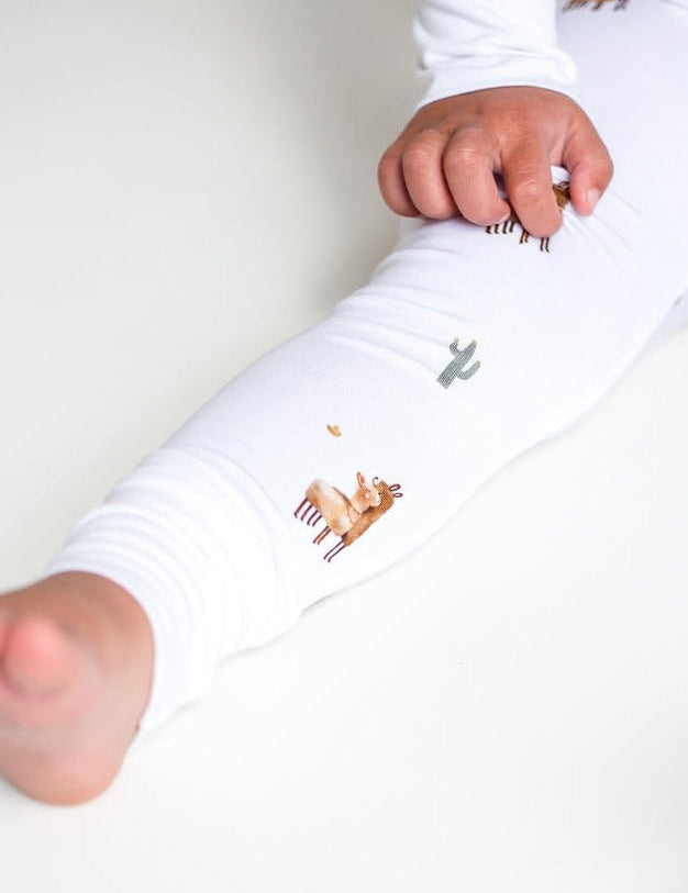 Llama Bamboo Two-Piece Set Long Sleeve Pyjamas - Cozy Crew Club