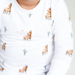 Llama Bamboo Two-Piece Set Long Sleeve Pyjamas - Cozy Crew Club