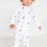 Llama Bamboo Two-Piece Set Long Sleeve Pyjamas - Cozy Crew Club