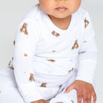 Bear Bamboo Two-Piece Set Long Sleeve Pyjamas - Cozy Crew Club