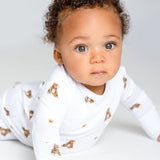 Bear Bamboo Two-Piece Set Long Sleeve Pyjamas - Cozy Crew Club