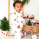 Christmas Bear Bamboo & Organic Cotton Two-Piece Set Long Sleeve Pyjamas