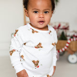 Christmas Bear Bamboo & Organic Cotton Two-Piece Set Long Sleeve Pyjamas