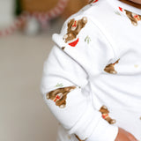 Christmas Bear Bamboo & Organic Cotton Two-Piece Set Long Sleeve Pyjamas