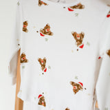 Christmas Bear Bamboo & Organic Cotton Two-Piece Set Long Sleeve Pyjamas