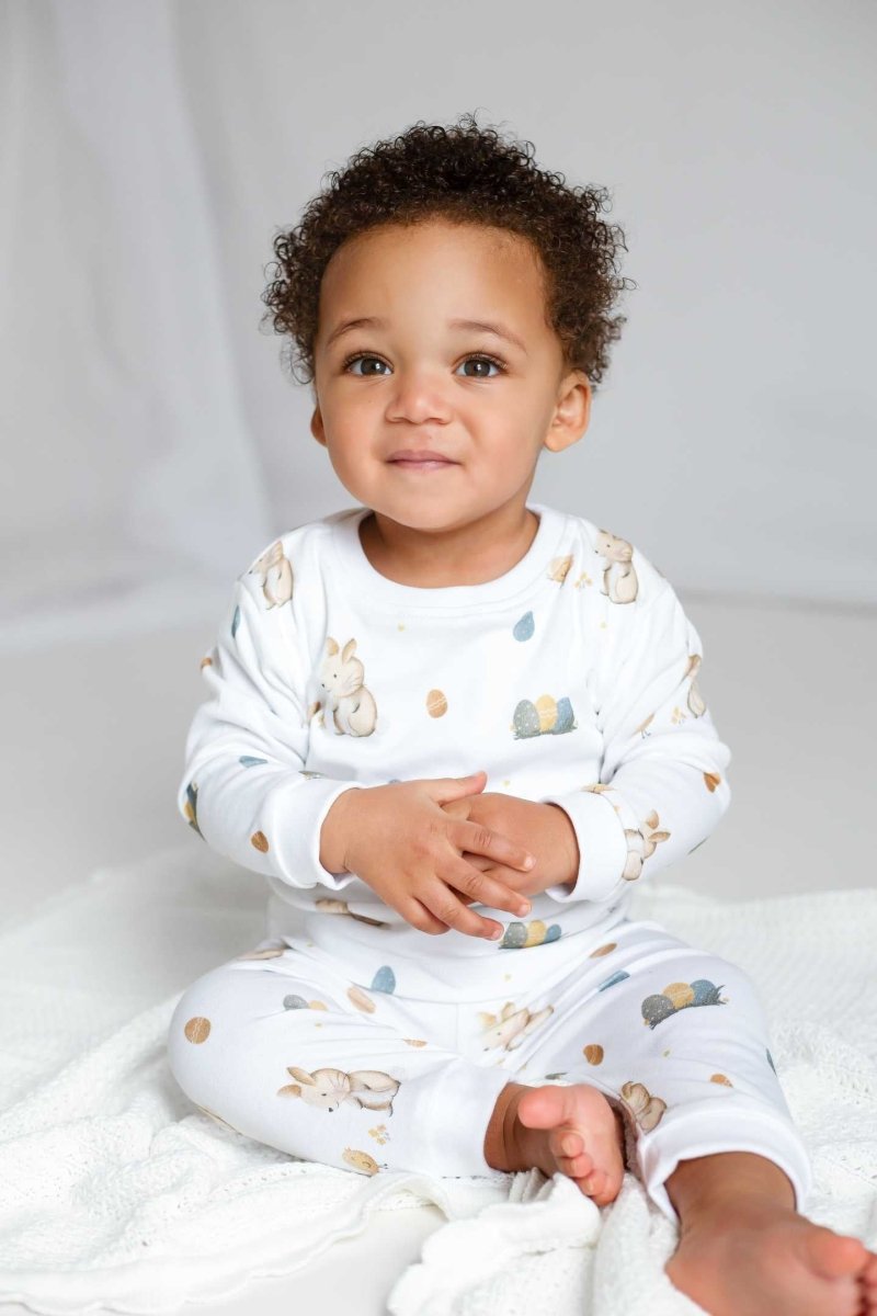 Easter Bunny Bamboo & Organic Cotton Two Piece Set Long Sleeve Pyjamas