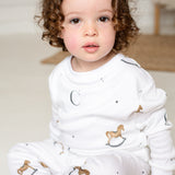 Rocking Horse Bamboo & Organic Cotton Two-Piece Set Long Sleeve Pyjamas