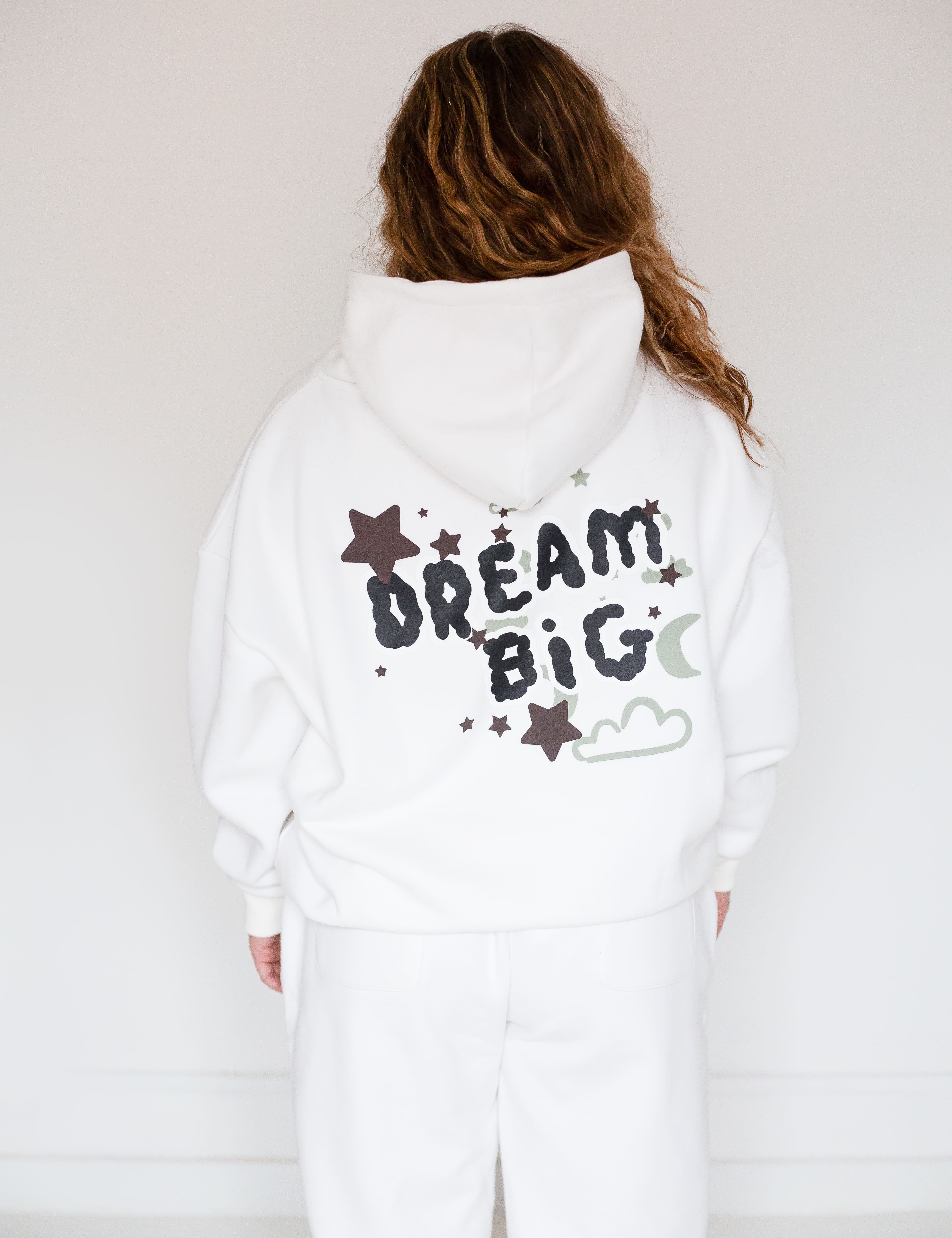 COZY Dream Big Übergroßer Kapuzenpullover für Erwachsene 