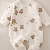 The Cozy Blue Boucle Baby Bear & Charming Bear Personalised Gift Box