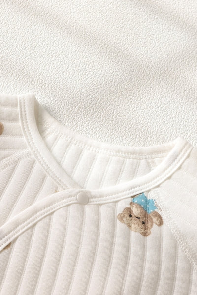 Grenouillère pour bébé en tissu bouclé The Charming Bear