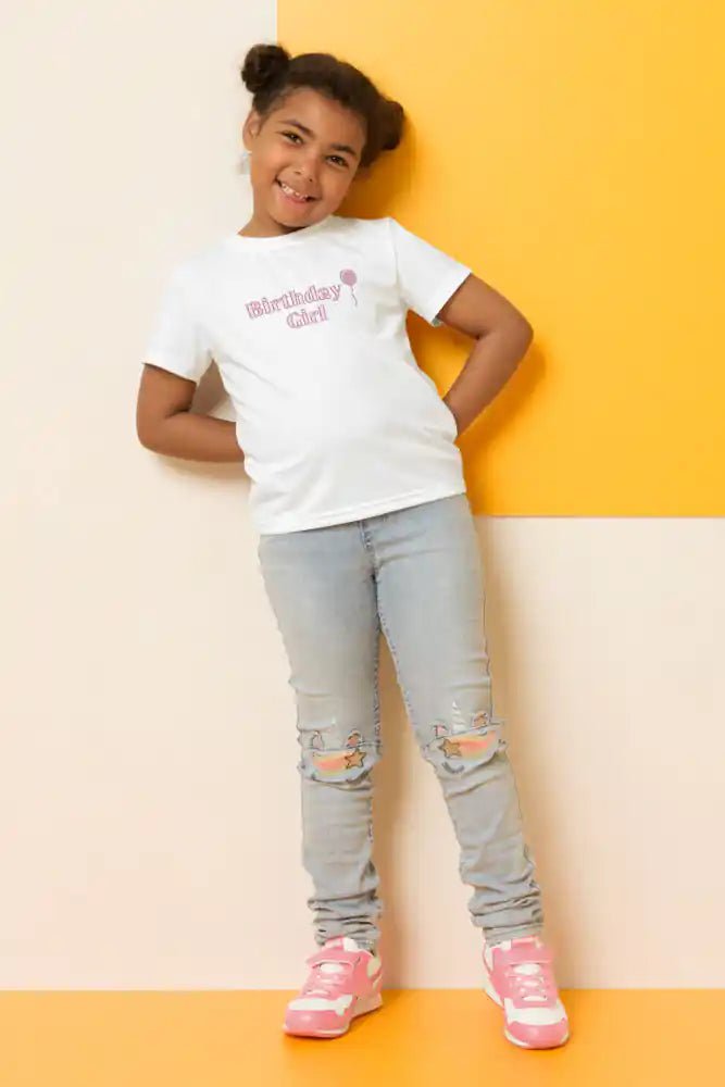 Birthday Girl T-Shirt Personalised - Cozy Crew Club