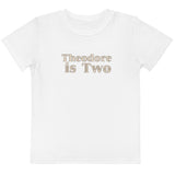 Turns Two 2nd Birthday T-Shirt Personalised Name