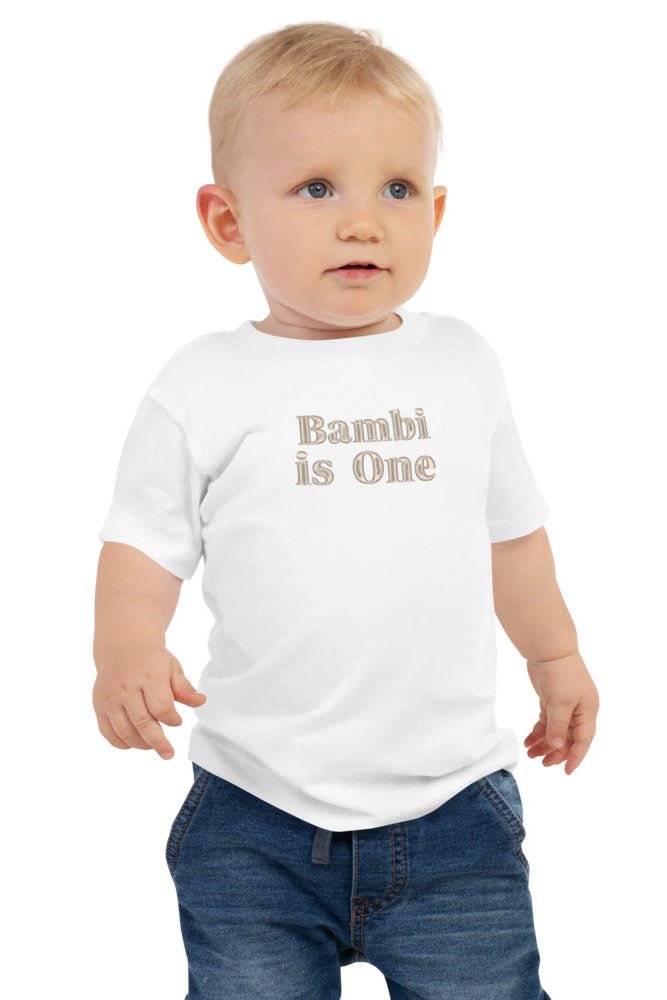 Turns One 1st Birthday T-Shirt Personalised Name - Cozy Crew Club