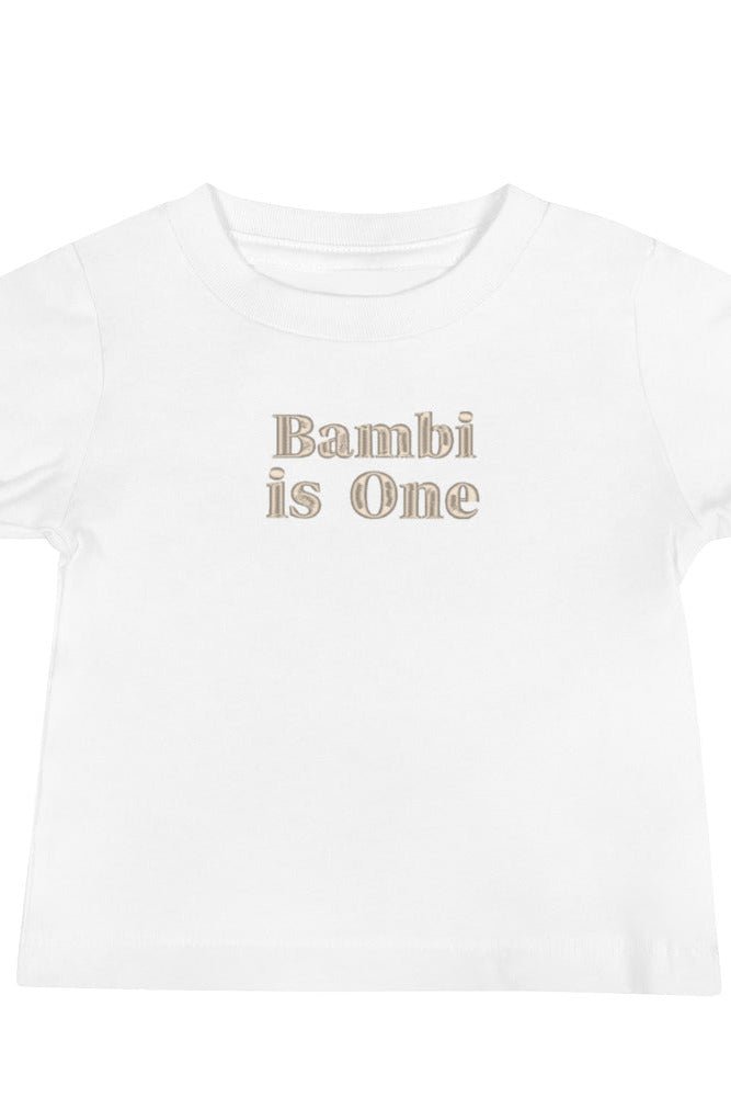 Turns One 1st Birthday T-Shirt Personalised Name - Cozy Crew Club