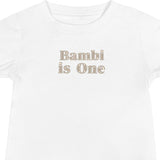Turns One 1st Birthday T-Shirt Personalised Name - Cozy Crew Club