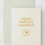 Happy Birthday Beautiful - Gift Card - Cozy Crew Club