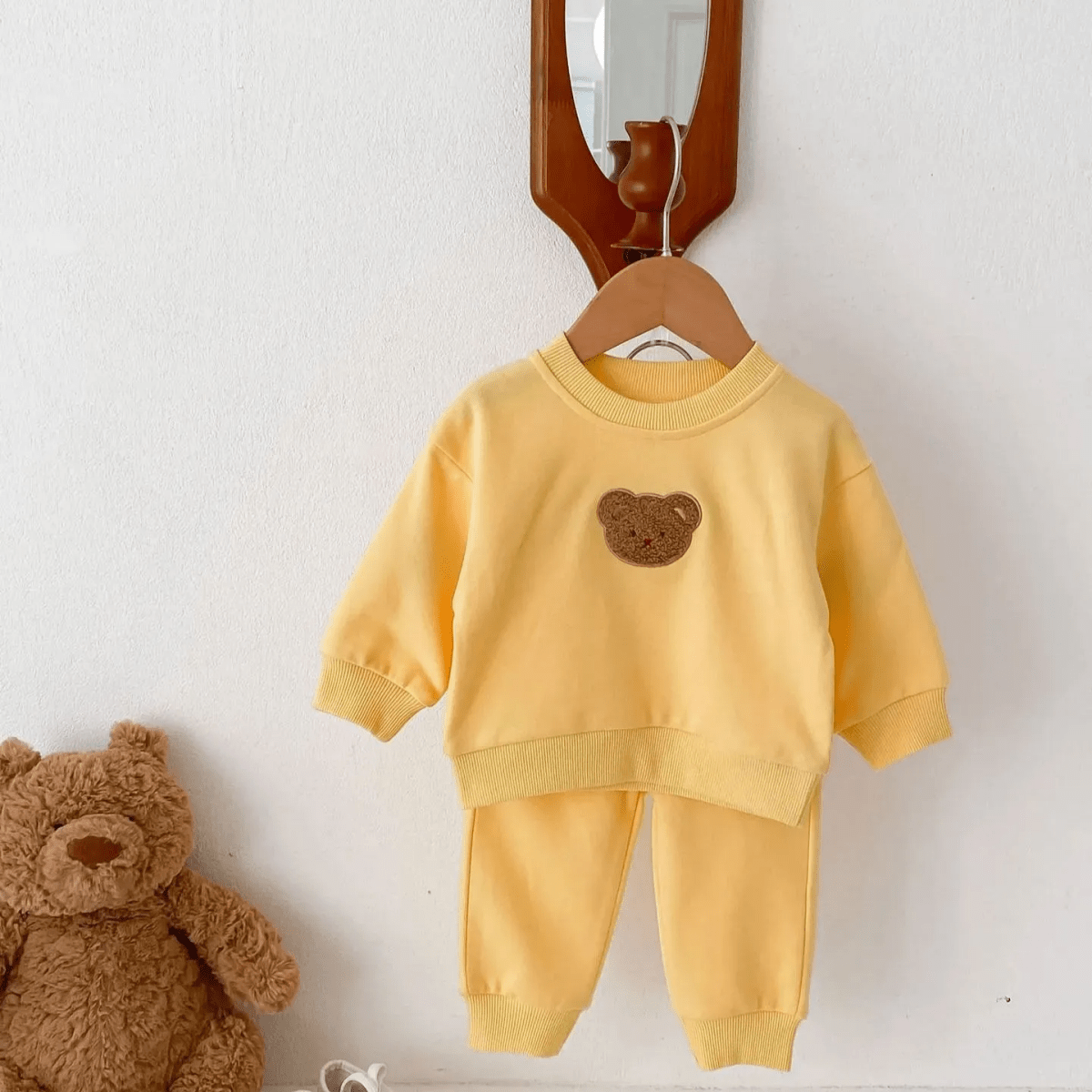Cozy Cub Bear Colour Tracksuit Cozy Crew Club Tracksuits mora-uk.myshopify.com cozy-cub-bear-colour-tracksuit YELLOW / 0-6 M CCBT06Y 20off, allproducts, baby, bear, bear collection, bear print, beautifulbambino, BFCM-30, BFCM20, boy, china, CHRISTMAS20, clothing, easter50, girl, happy bear, new in, nonpersonalised, PADDY33, summersale24, tracksuit, unisex, WINTER20, zero
