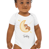 Dreaming Bear (Personalised Name Bodysuit) - Cozy Crew Club