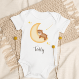 Dreaming Bear (Personalised Name Bodysuit) - Cozy Crew Club