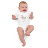 Easter Bunny Initial (Personalised Embroidered Bunny Bodysuit)