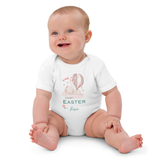 Happy Easter (Personalised Bunny Hot Air Baloon Print Bodysuit)