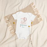 Happy Easter (Personalised Bunny Hot Air Baloon Print Bodysuit)