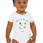 Welcome to the World Galaxy (Personalised Name Bodysuit) - Cozy Crew Club