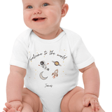 Welcome to the World Galaxy (Personalised Name Bodysuit) - Cozy Crew Club