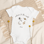 Welcome to the World Galaxy (Personalised Name Bodysuit) - Cozy Crew Club