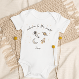 Welcome to the World Galaxy (Personalised Name Bodysuit) - Cozy Crew Club
