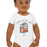 Welcome to the World London Town (Personalised Name Bodysuit) - Cozy Crew Club